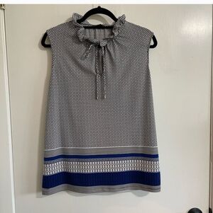 The Limited Sleeveless Patterned Top Boho Size 3 XLarge